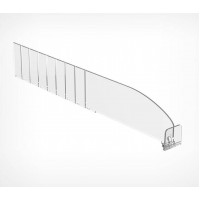 Полочный разделитель обламывающийся высотой 30 мм